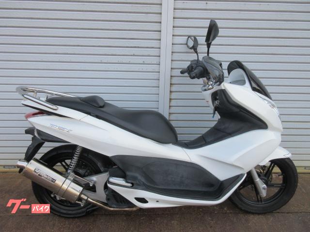 ＰＣＸ１２５　タケガワマフラー　社外リヤサスペンション　グラムバー　社外ナックルガード付