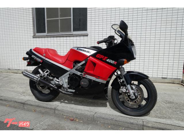 カワサキ ＧＰＺ４００Ｒ ＺＸ４００Ｄ モリワキマフラー ノーマル外装 