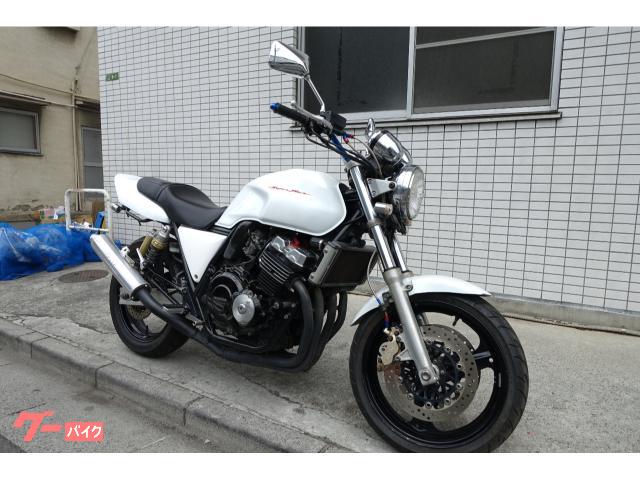 ＣＢ４００Ｓｕｐｅｒ　Ｆｏｕｒ　ＮＣ３１　マフラー　ホワイト