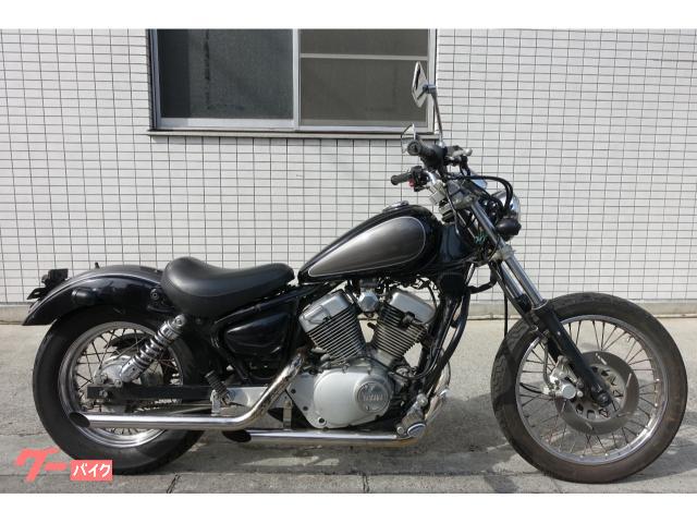 ヤマハ XV250ビラーゴ 3DM ブラック スラッシュマフラー ヤマハ XV250ビラーゴ 3DM ブラック スラッシュマフラー
