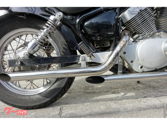 ヤマハ XV250ビラーゴ 3DM ブラック スラッシュマフラー ヤマハ XV250ビラーゴ 3DM ブラック スラッシュマフラー
