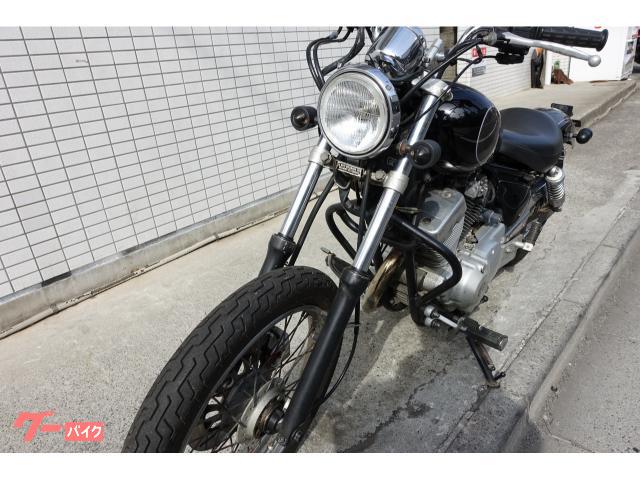 ヤマハ XV250ビラーゴ 3DM ブラック スラッシュマフラー ヤマハ XV250ビラーゴ 3DM ブラック スラッシュマフラー