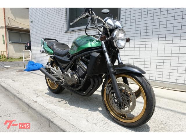 ＢＡＬＩＵＳ−II　ＺＲ２５０Ｂ　やんちゃ仕様　ラップ塗装グリーン　アップハン　ショート菅　テールカウル　前後ディアブロ