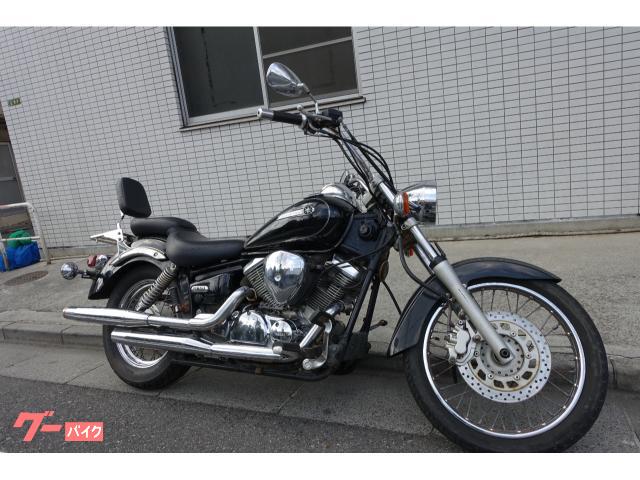 ドラッグスター２５０　ＶＧ０２Ｊ　ノーマル　ブラック　空冷Ｖツインエンジン　グーバイク鑑定付き車両