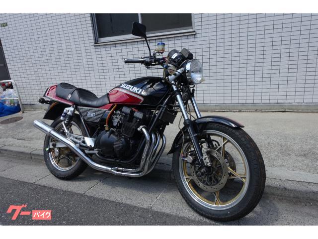 ＧＳＸ４００ＦＳインパルス　ＧＫ７２Ａ　当時物ヨシムラマフラー　空冷４気筒　キャブレター車