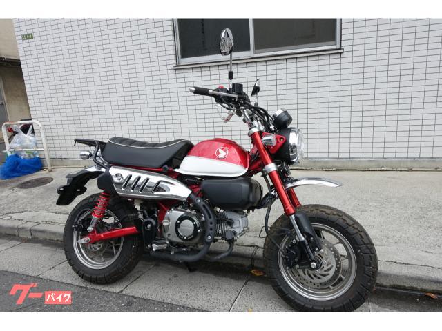 モンキー１２５　ＪＢ０２　インジェクション　ｎａｖｉ．ＴＶ付　赤／白　ノーマル　ワンオーナー車