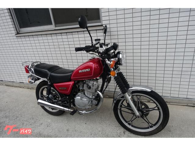 スズキ GN125H 空冷単気筒4サイクルエンジン 赤 ノーマル