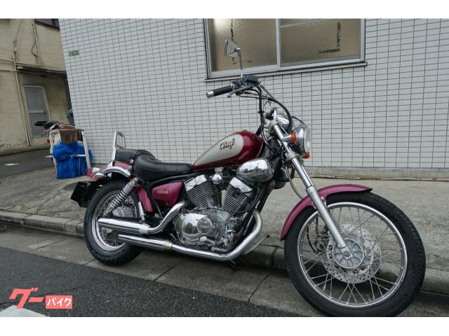 ＸＶ２５０ビラーゴ　３ＤＮ　４ストＶツインキャブ車　ノーマル　マルーン　３ＤＭ後期型