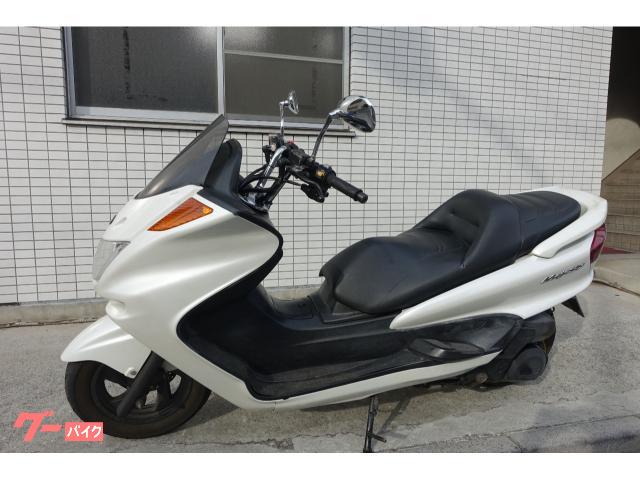 【売約済】マジェスティsg03j ノーマル車 走行少 カスタムベースに ヤマハ マジェスティC SJ03J ノーマル ホワイト｜リバイクルKー