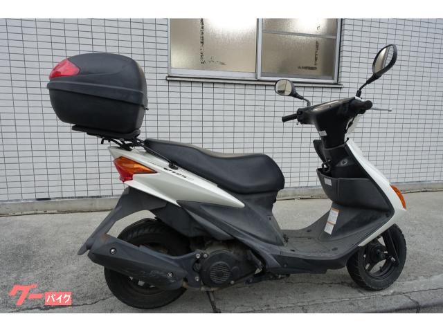 スズキ アドレスV125S CF4MA ノーマル車 ホワイト