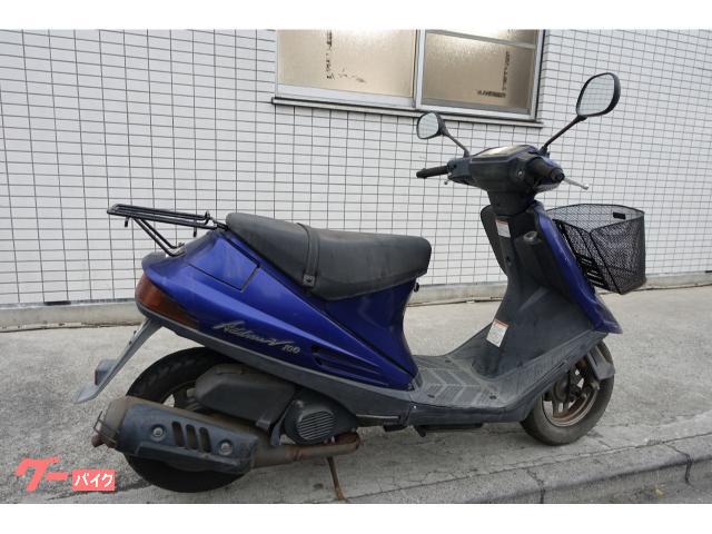 スズキ アドレスV100 CE11A ブルー ノーマル 2スト キャブ車