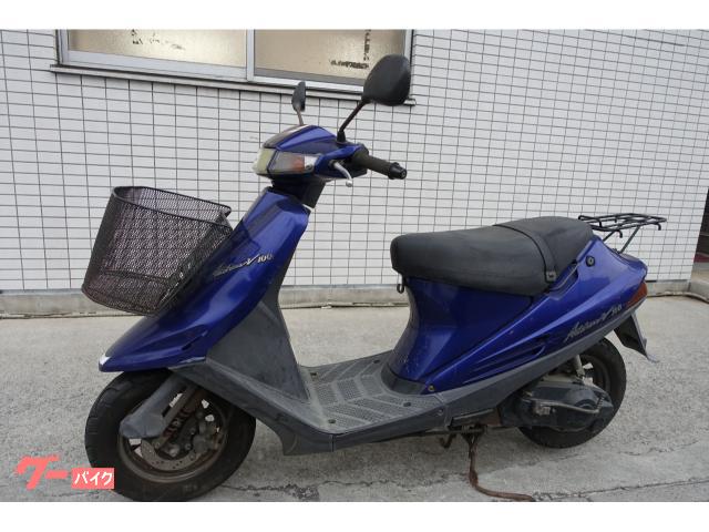 アドレスV100（CE11A）２スト・走行します⑦ スズキ アドレスV100 CE11A ブルー ノーマル 2スト キャブ車