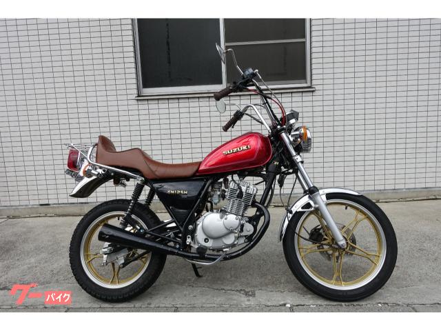 ★支払い総額11.8万円★大量入荷！早い者勝ちです！スズキ GN125H 加工マフラー！タックロールシート！流用タンク！アップハンドル！ □GN125 H 2F ポン付けオススメ タックロールシート！ - YouTube