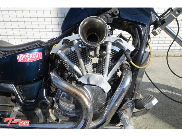 ホンダ スティード400 フルカスタム NC26 トリプルツリー 延長