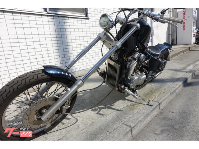 ホンダ スティード400 フルカスタム NC26 トリプルツリー 延長