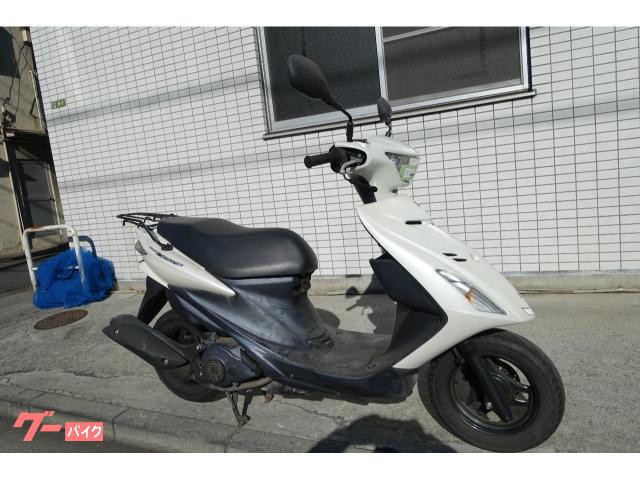 アドレスＶ１２５Ｓ　ＣＦ４ＭＡ　ノーマル車　ホワイト　インジェクション