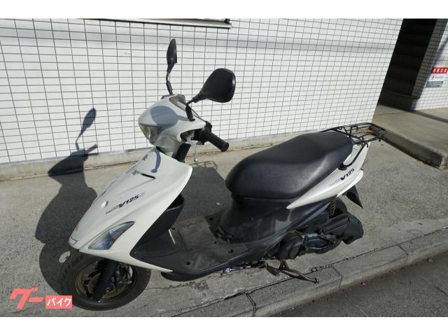 スズキ アドレスV125S CF4MA ノーマル車 ホワイト