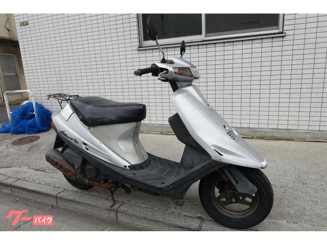 アドレスV100 CE11A シルバー ノーマル 2スト キャブ車