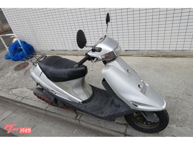 スズキ アドレスV100 CE11A シルバー ノーマル 2スト キャブ