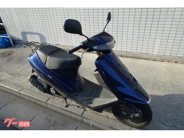 【売約済】100cc バリ溝 実働 スズキ CE11A アドレスV100 小型二輪バイク スクーター スズキ アドレスV100 CE11A ブルー 2サイクル キャブ車