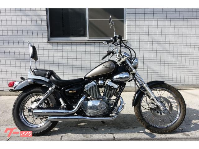 XV250ビラーゴ250(3DM)★マットブラック/艶消し黒★SU★社外エアクリ ヤマハ XV250ビラーゴ 3DM 黒グレー ノーマル 4ストVツイン