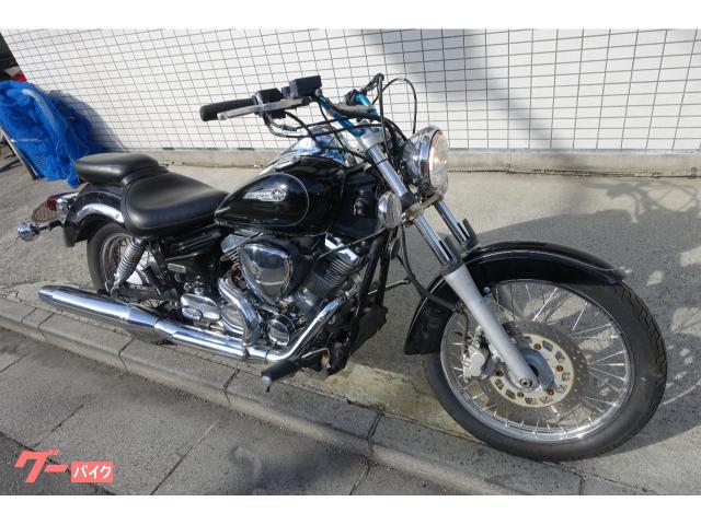 YAMAHA ドラックスター250 黒 格安配送キャンペーン 期間限定 諸経費０円 始動確認済み 自賠加入で乗れます 即納車有り 横浜 都筑 P-Yard ヤマハ ドラッグスター250 ノーマル車 VG02J ブラック