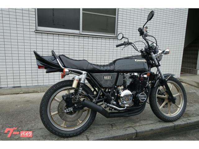 カワサキ エストレヤRS BJ250A 黒黄 ノーマル キャブ車