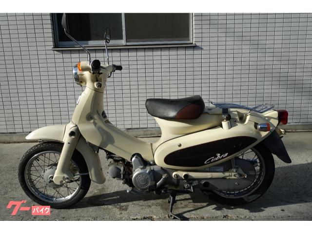 売約済み　ホンダ　リトルカブ　銀　セル無３速　C50 普通に乗れる　カブラ風　福岡市　１ ホンダ リトルカブ C50 セル付き 純正カブラ ベージュ ノーマル 4