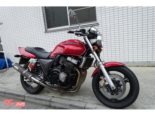 ＣＢ４００Ｓｕｐｅｒ　Ｆｏｕｒ−Ｓ　ＮＣ３１　レッド　マフラー付き　水冷４スト４気筒エンジン