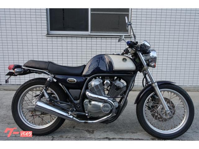 ヤマハ SRV250 4DN ノーマル 紺 4スト空冷Vツインエンジン