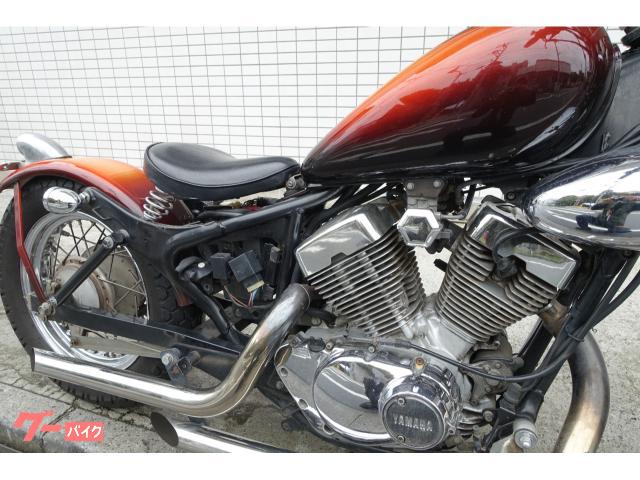 ヤマハ XV250ビラーゴ 3DM カスタム オレンジ マフラー