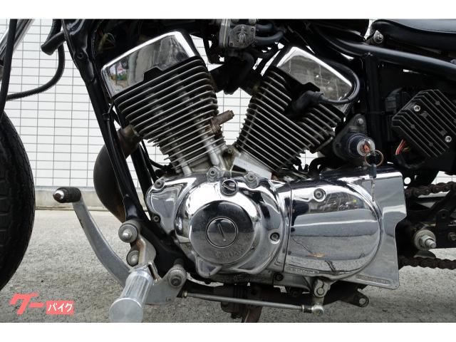 ヤマハ XV250ビラーゴ 3DM カスタム オレンジ マフラー