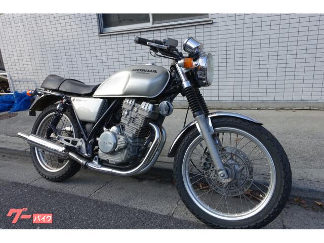 GB250クラブマン 最終5型 MC10 銀 マフラー
