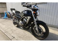 カワサキ　ＢＡＬＩＵＳ−II　プチやんちゃカスタム　マフラー　はねあげテール　ＺＲ２５０Ｂ　ブラック