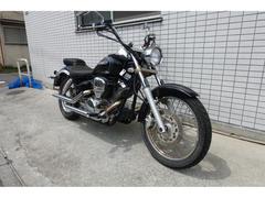 ヤマハ　ドラッグスター２５０　ＶＧ０２Ｊ　マフラー　ブラック　Ｖツインエンジン