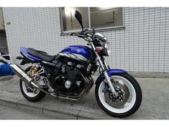 ヤマハ　ＸＪＲ４００Ｒ　ＲＨ０２Ｊ　青ストロボカラー　４スト　キャブ車　ＳＰ忠男車検対応フルエキマフラー　イモビキー付き