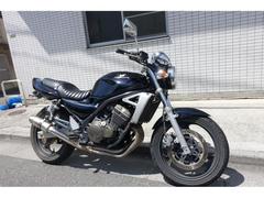 カワサキ　ＢＡＬＩＵＳ−II　マフラー　タックロール　キャブ車　ブラック　４スト４気筒エンジン