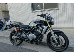 カワサキ　ＢＡＬＩＵＳ−II　ＺＲ２５０Ｂ　ショート菅　ブラック　４ストマルチエンジン　キャブ車
