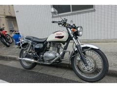 カワサキ　エストレヤＲＳ　ＢＪ２５０Ａ　ホワイト　キャブ車　マフラー　シガーソケット　シングル４ストエンジン　オールドストリートスタイル