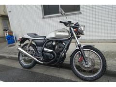 ヤマハ　ルネッサ　４ＤＮ　グレー　空冷４ストＶツインエンジン　キャブ車　純正カフェレーサースタイル　スパトラマフラー