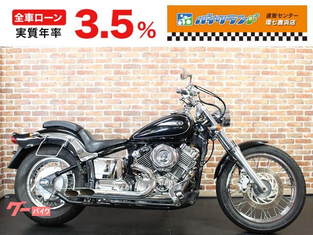 ドラッグスター４００　フルエキマフラー　ハンドル　サイドバッグステー