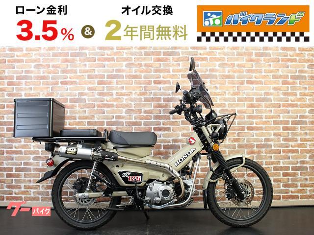ＣＴ１２５ハンターカブ　ヨシムラマフラー　タンデムシート　リアボックス　スクリーン　フォグランプ　ＵＳＢ
