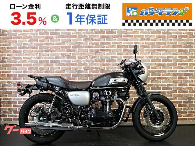 Ｗ８００　カフェ　ＥＴＣ２．０　ドライブレコーダー　ＵＳＢ　エンジンガード　リアキャリア　サイドバッグステー