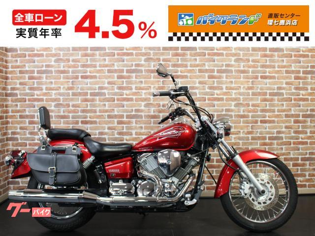 ドラッグスター２５０　ＥＴＣ２．０　ＵＳＢ　サイドバッグ　バッグレスト