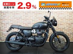 ＴＲＩＵＭＰＨ　ボンネビルＴ１２０　ＥＴＣ２．０　スクリーン　フェンダーレス　ウインカー　右立ちゴケ