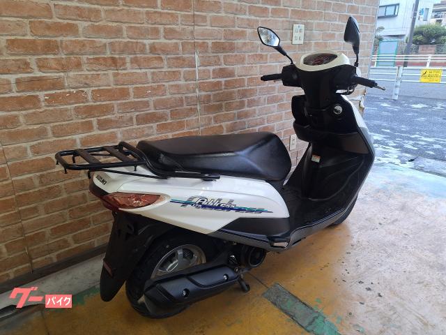 アドレス125  DT11A 年式 タイヤ前後新品 4ストFI 小型 原付二種 スズキ アドレス125 DT11A ホワイト 実働 前後タイヤ新品 大阪 - メルカリ
