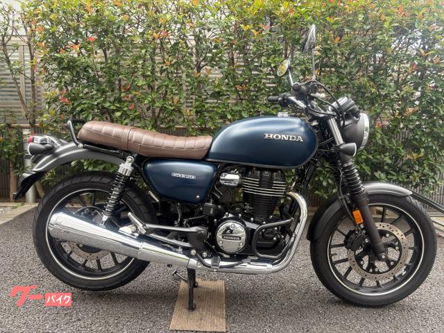 ＧＢ３５０　中古車３年保証　２０２３年モデル　エンジンガード　ＵＳＢ２ポート　フォークブーツ　カスタムシート　マットジーンズブルー