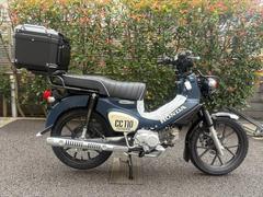 ホンダ　クロスカブ１１０　新車　２０２５年モデル　国内正規　ダブルシート　延長リアキャリア　４５Ｌリヤボックス　マットジーンズブルー