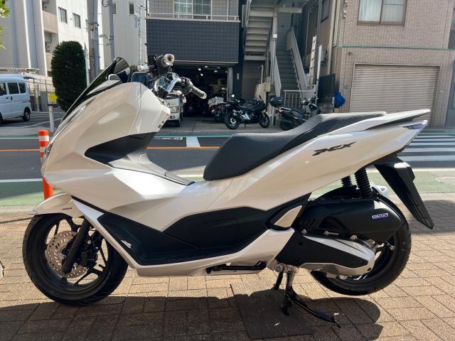 ホンダ ＰＣＸ１２５ ＡＢＳ スマートキー 新車 ２０２３年モデル 国内正規 ８ＢＪ－ＪＫ０５  パールジャスミンホワイト｜モト・ウイング・須賀｜新車・中古バイクなら【グーバイク】