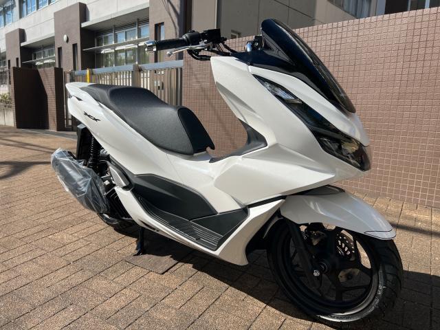 ホンダ ＰＣＸ１２５ ＡＢＳ スマートキー 新車 ２０２３年モデル 国内正規 ８ＢＪ－ＪＫ０５  パールジャスミンホワイト｜モト・ウイング・須賀｜新車・中古バイクなら【グーバイク】